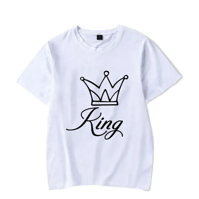 King and Queen With Crowns T Shirts