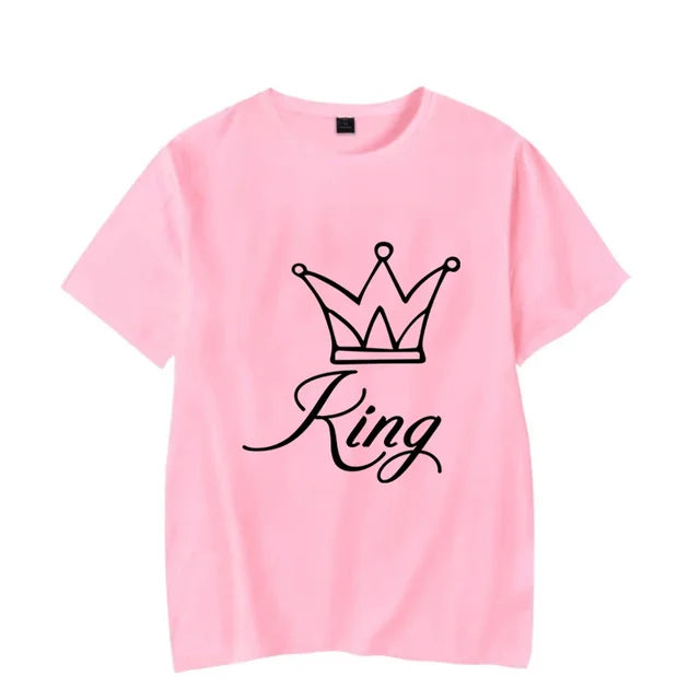 King and Queen With Crowns T Shirts