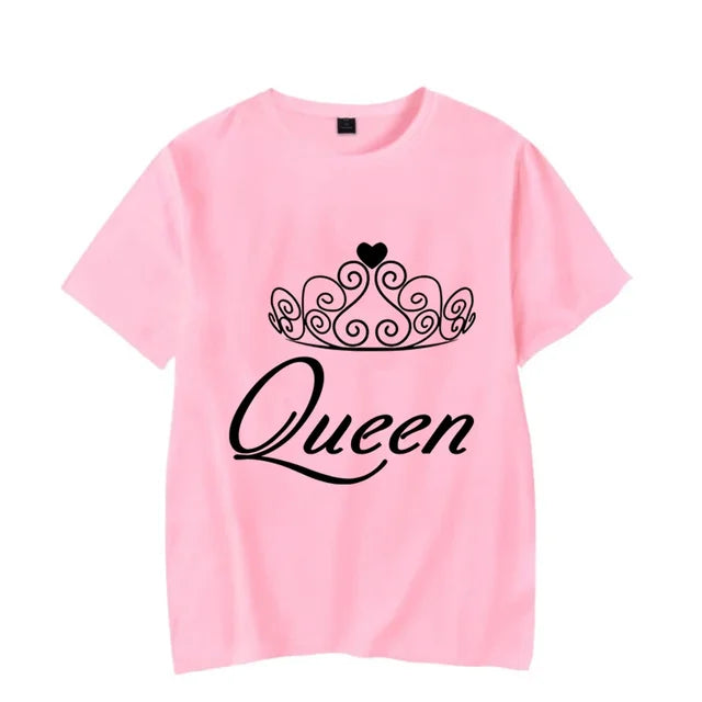 King and Queen With Crowns T Shirts