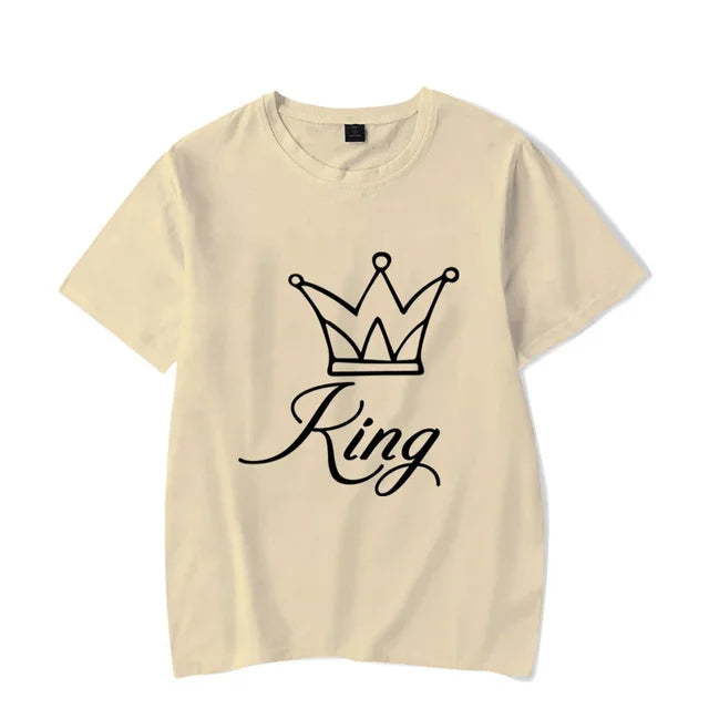 King and Queen With Crowns T Shirts