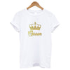 King and queen shirts gold