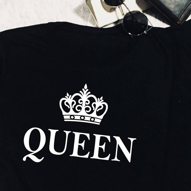 King and queen shirts royal