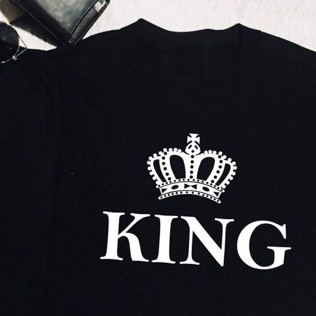 King and queen shirts royal