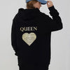 Leopard King and Queen Couple Hoodies