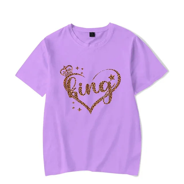 Leopard King and Queen Shirts