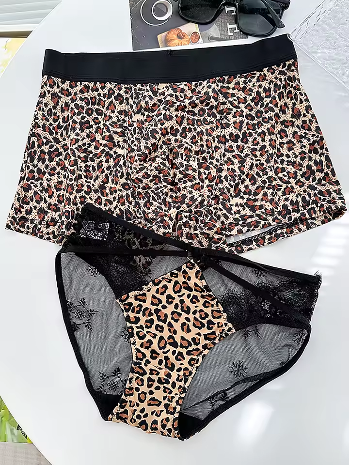 Leopard Couple Underwear