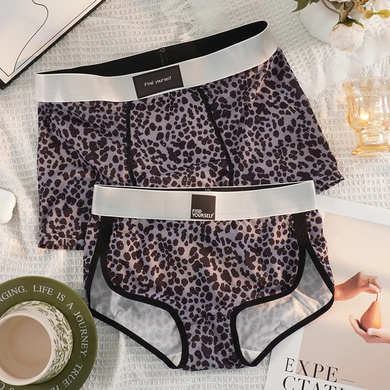 Leopard Underwear for Couple