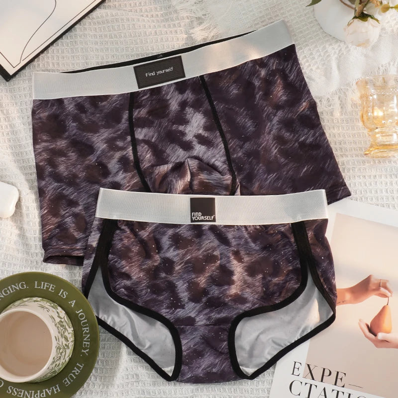 Leopard Underwear for Couple