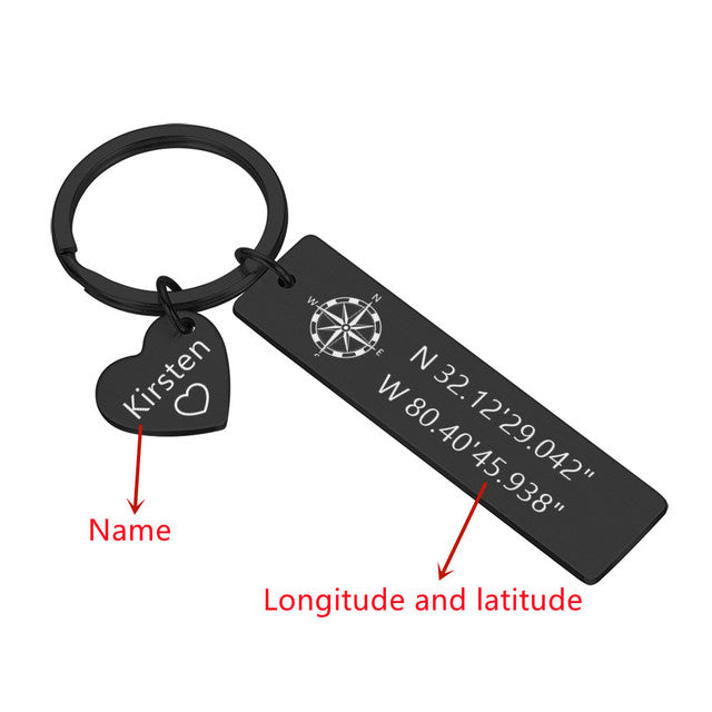 Long Distance Relationship Keychain