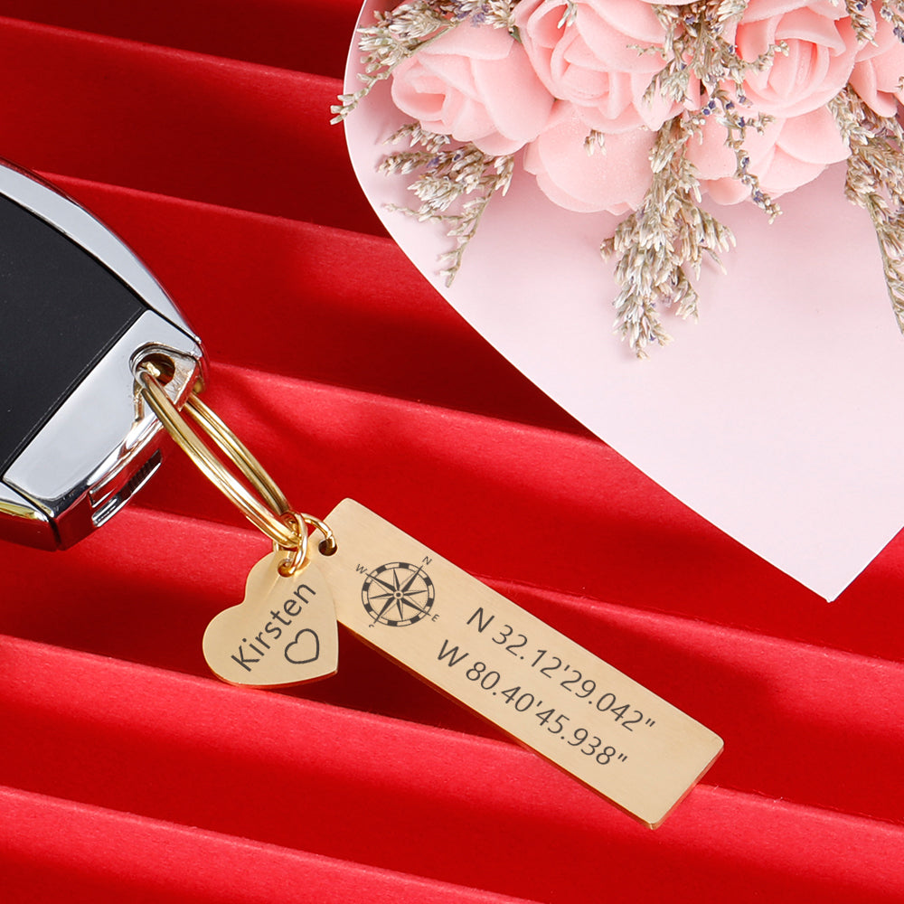 Long Distance Relationship Keychain