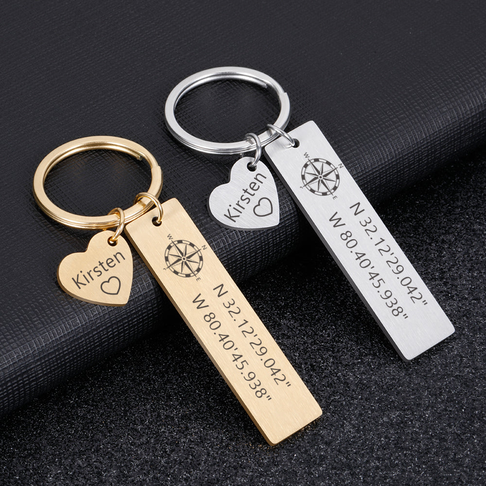 Long Distance Relationship Keychain