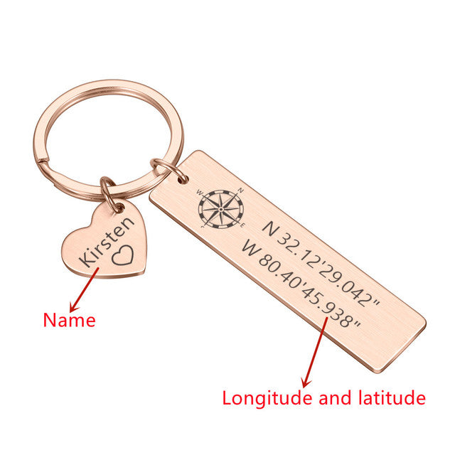 Long Distance Relationship Keychain