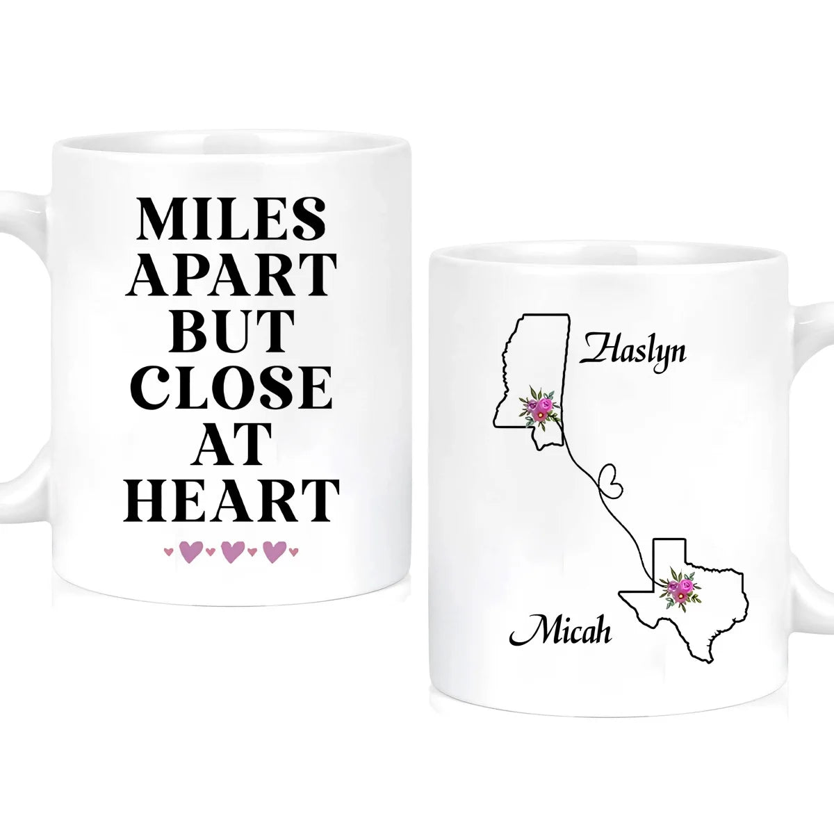 Long Distance Couple Mugs
