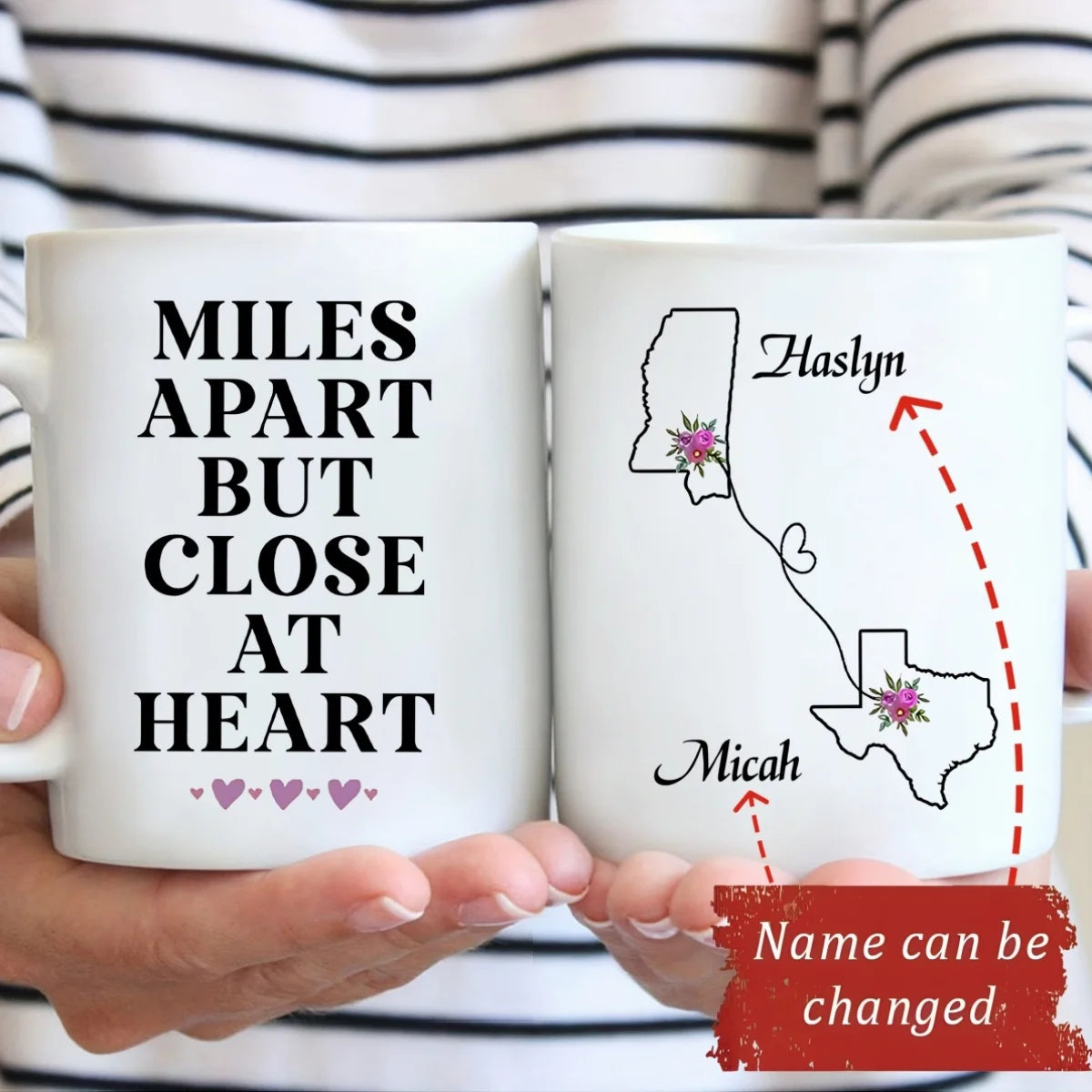 Long Distance Couple Mugs