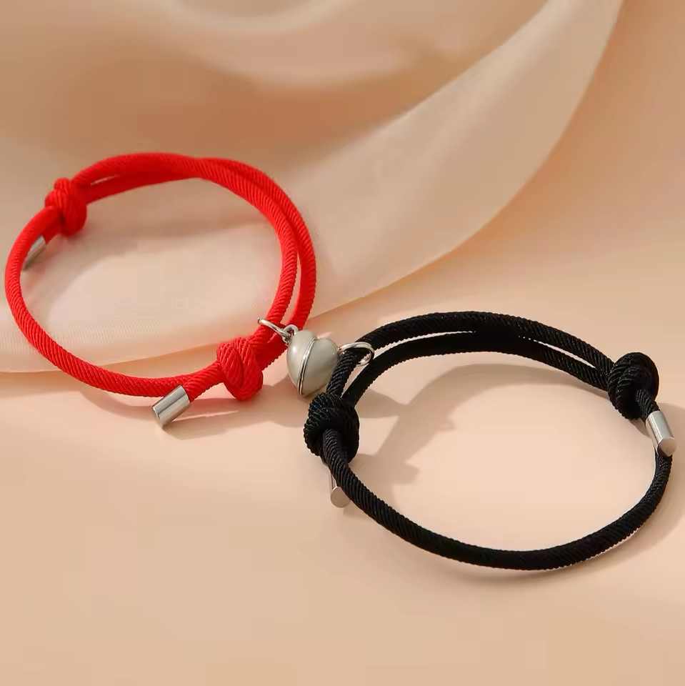Magnetic Heart Bracelet for Couples