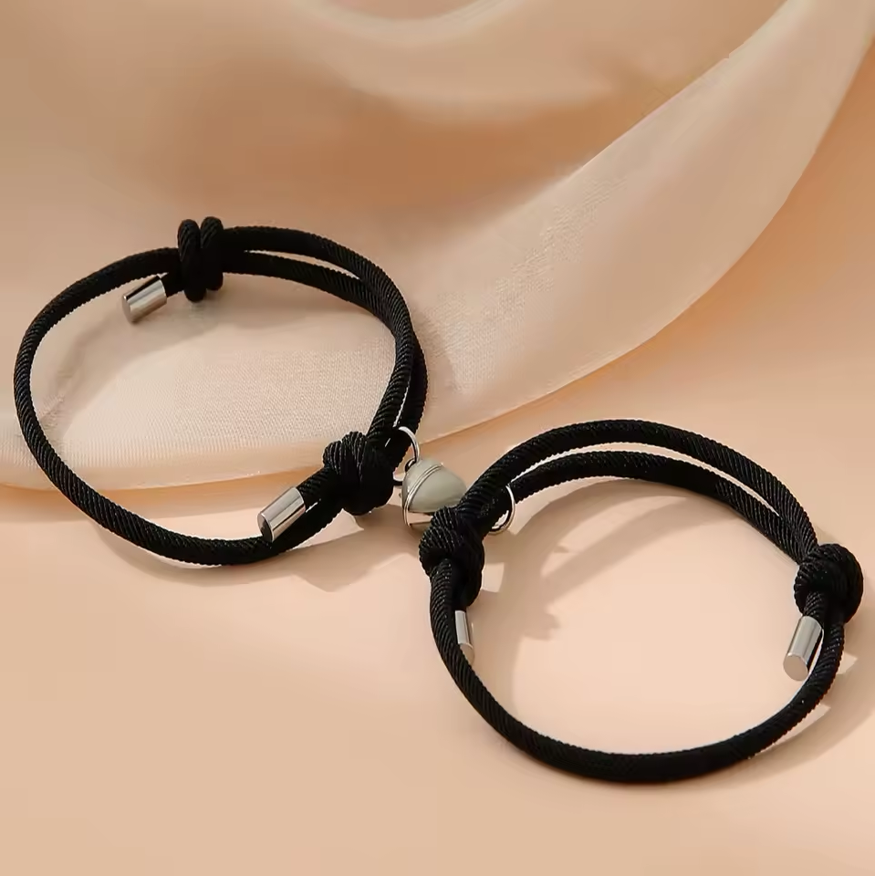 Magnetic Heart Bracelet for Couples