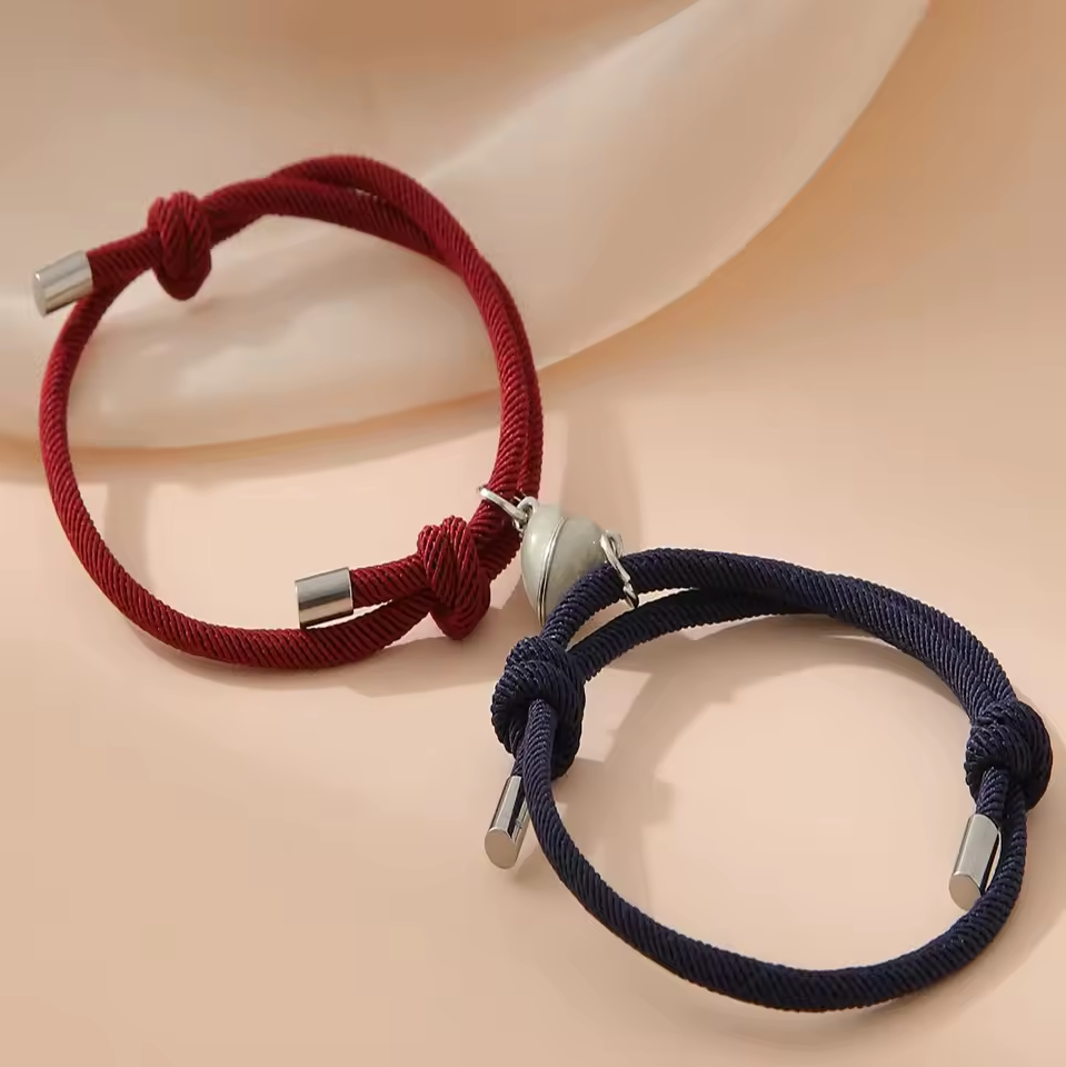 Magnetic Heart Bracelet for Couples