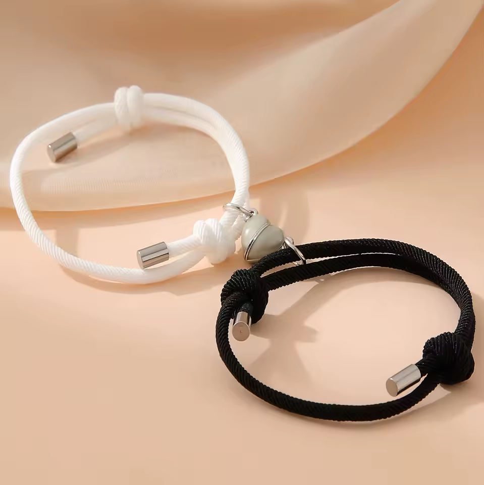 Magnetic Heart Bracelet for Couples