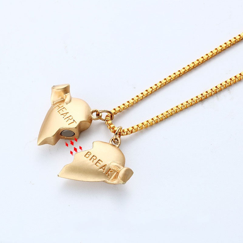 Magnetic Heart Matching Necklace