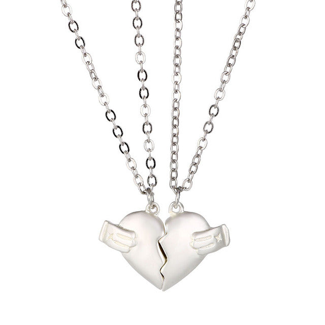 Magnetic Heart Matching Necklace | My Couple Goal 4