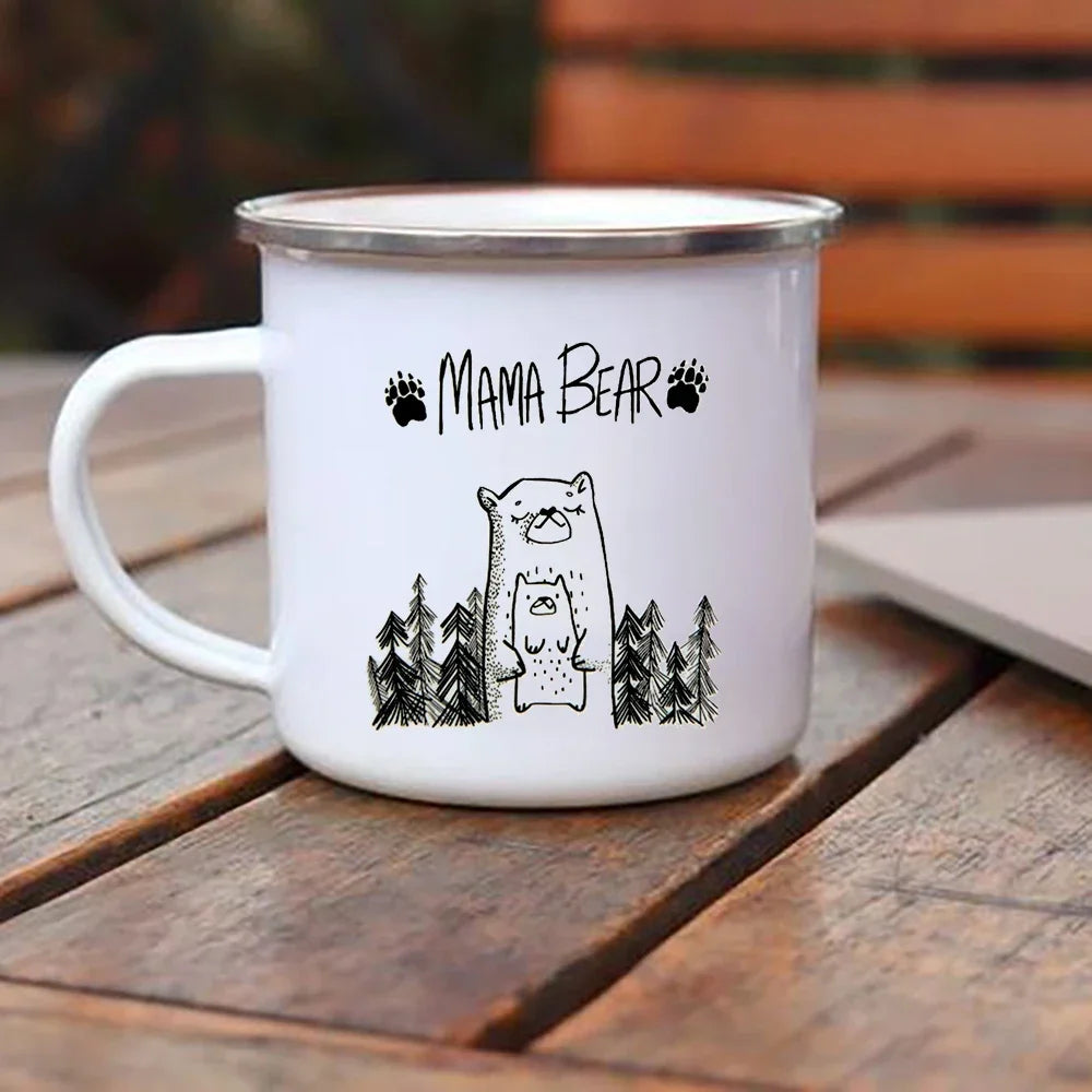 Mam Bear Dad Bear Coffee Mugs