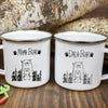 Mam Bear Dad Bear Coffee Mugs