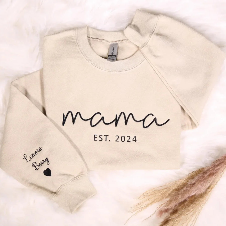 Mama Embroidered Sweatshirt