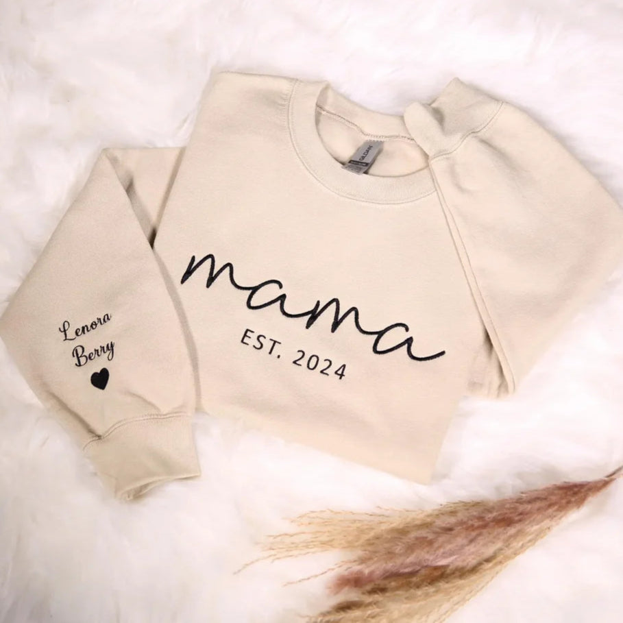Mama Embroidered Sweatshirt
