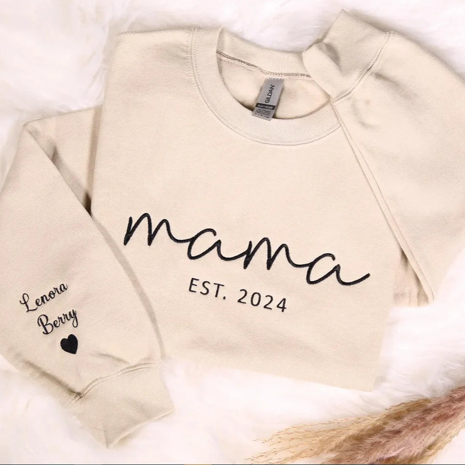 Mama Embroidered Sweatshirt