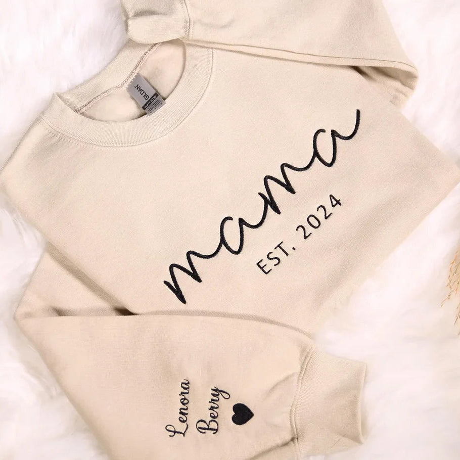 Mama Embroidered Sweatshirt
