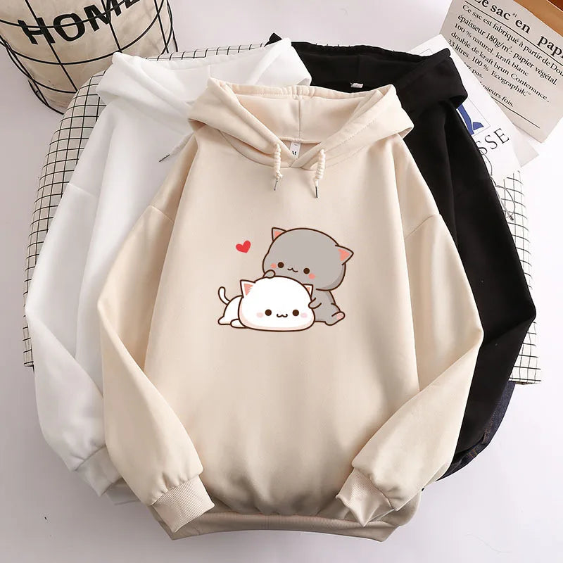 Matching Cat Hoodies for Couples