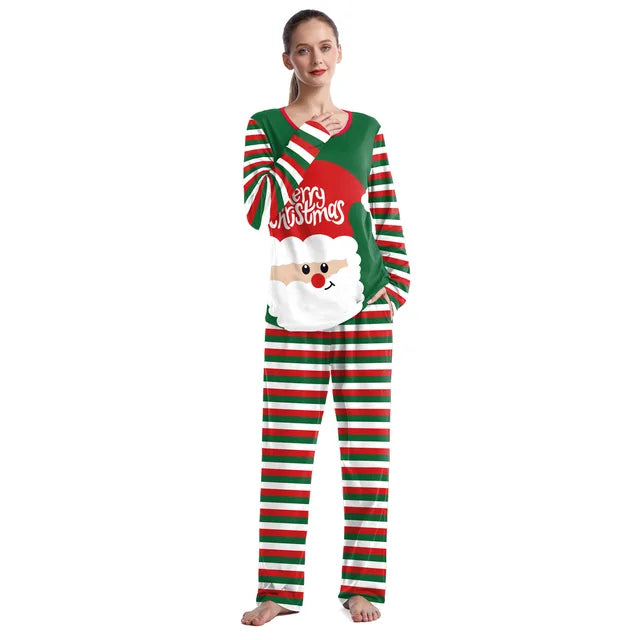 Matching Christmas Pajamas Santa