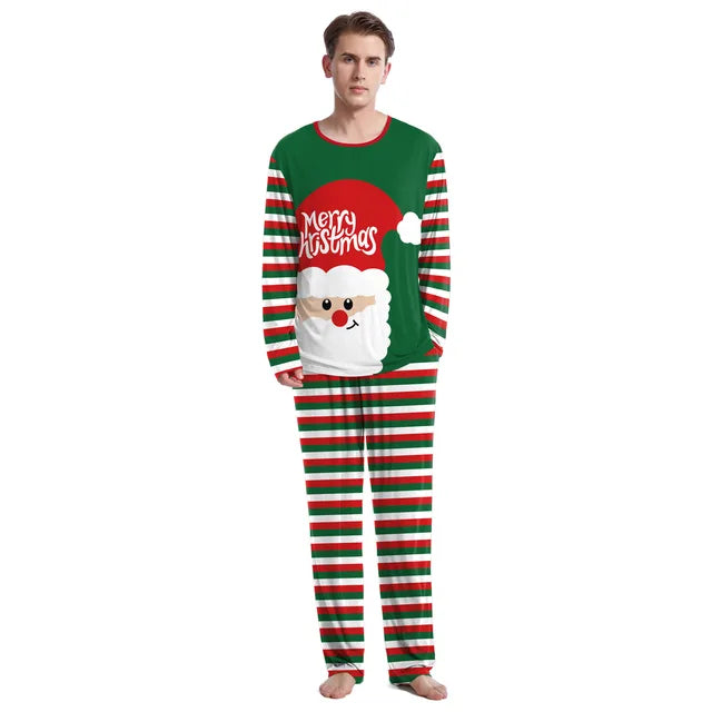 Matching Christmas Pajamas Santa