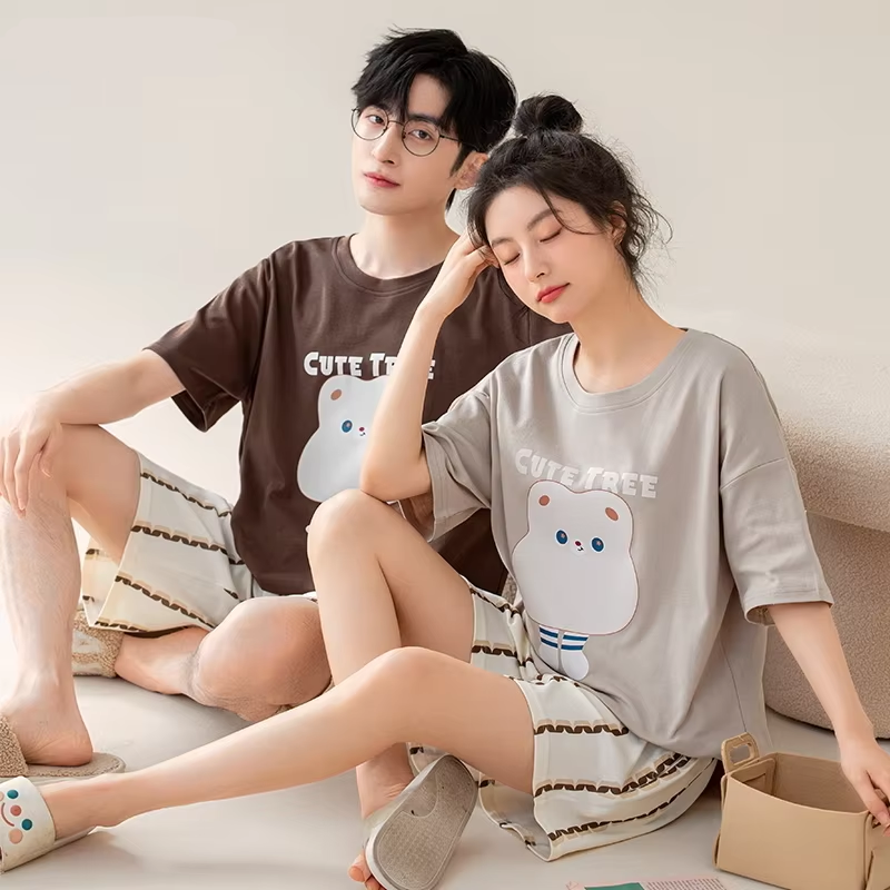 Matching Couple Cat Pajamas