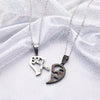 Matching Half Heart Necklaces for Couples