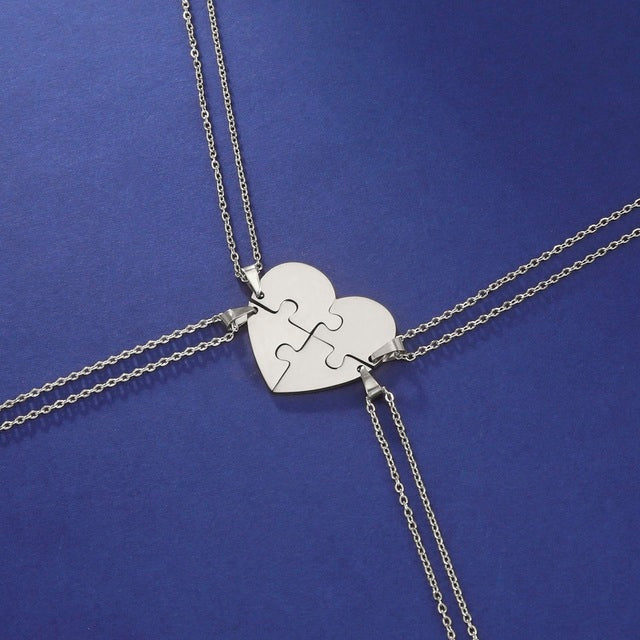 Matching Chain Matching Heart Necklaces | My Couple Goal