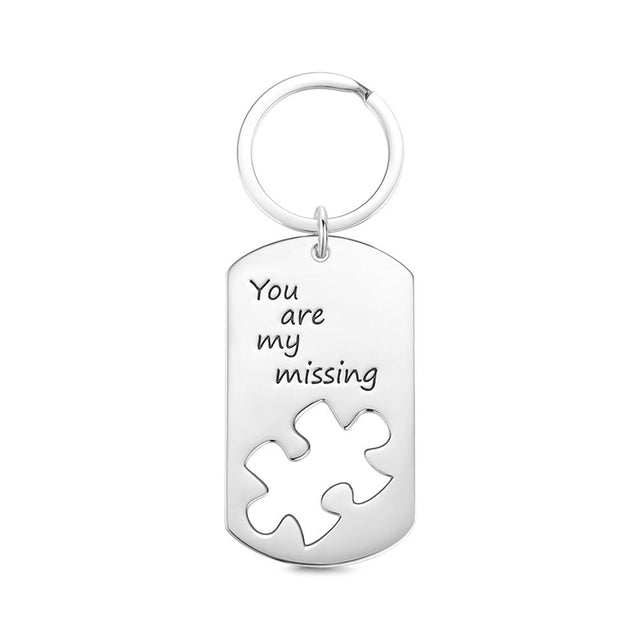 Matching Keychain and Necklace for Couples