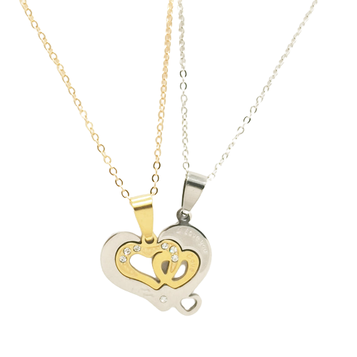 Matching Love Necklaces for Couples