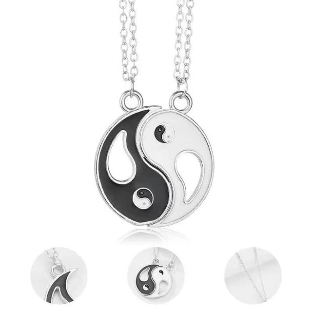 Matching Yin Yang Necklaces