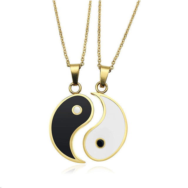 Matching Yin Yang Necklaces
