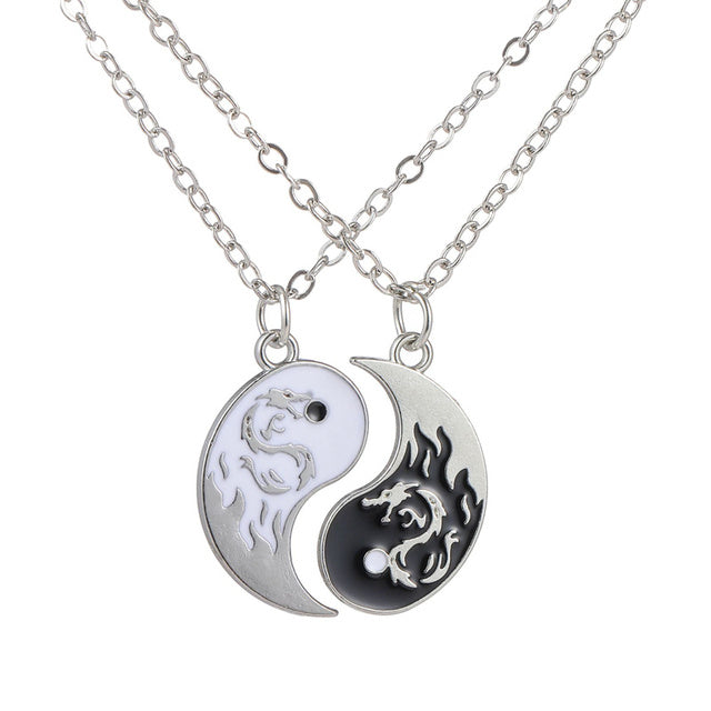 Matching Yin Yang Necklaces
