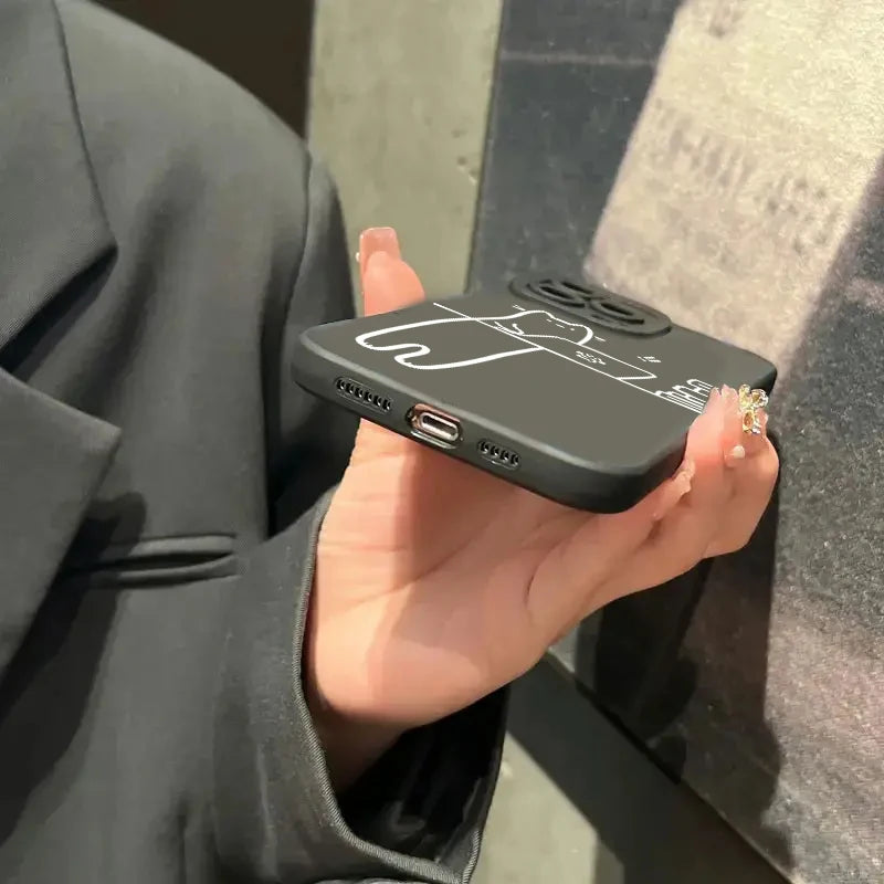 Matching Cat Couple Phone Case