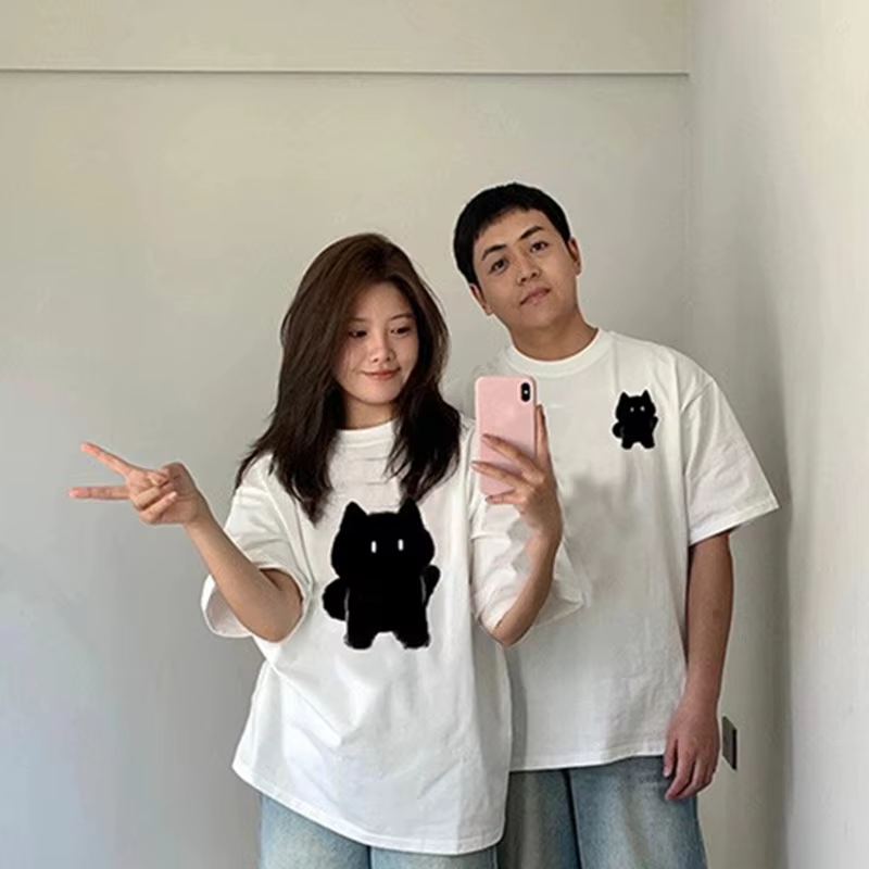 Matching Cat Shirts for Couples