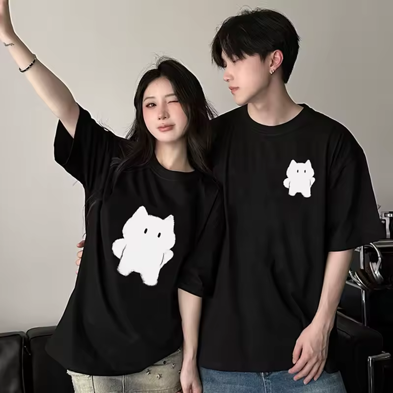 Matching Cat Shirts for Couples