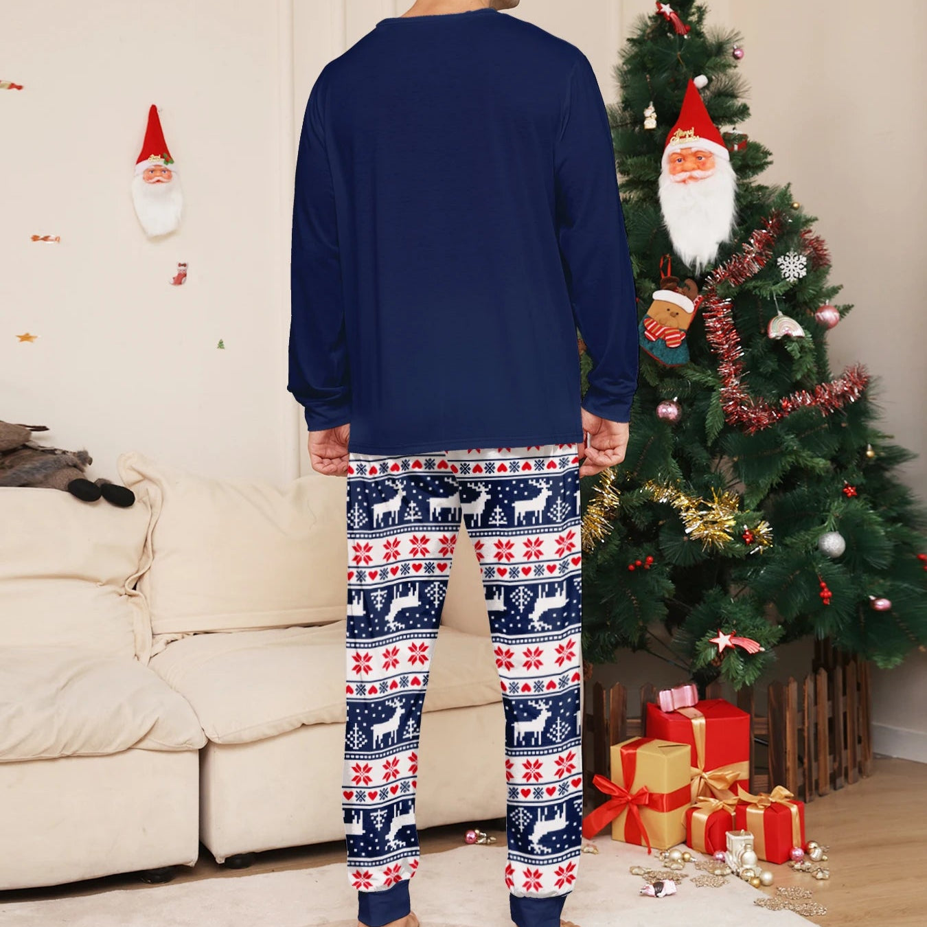 Matching Christmas Couple Pajama