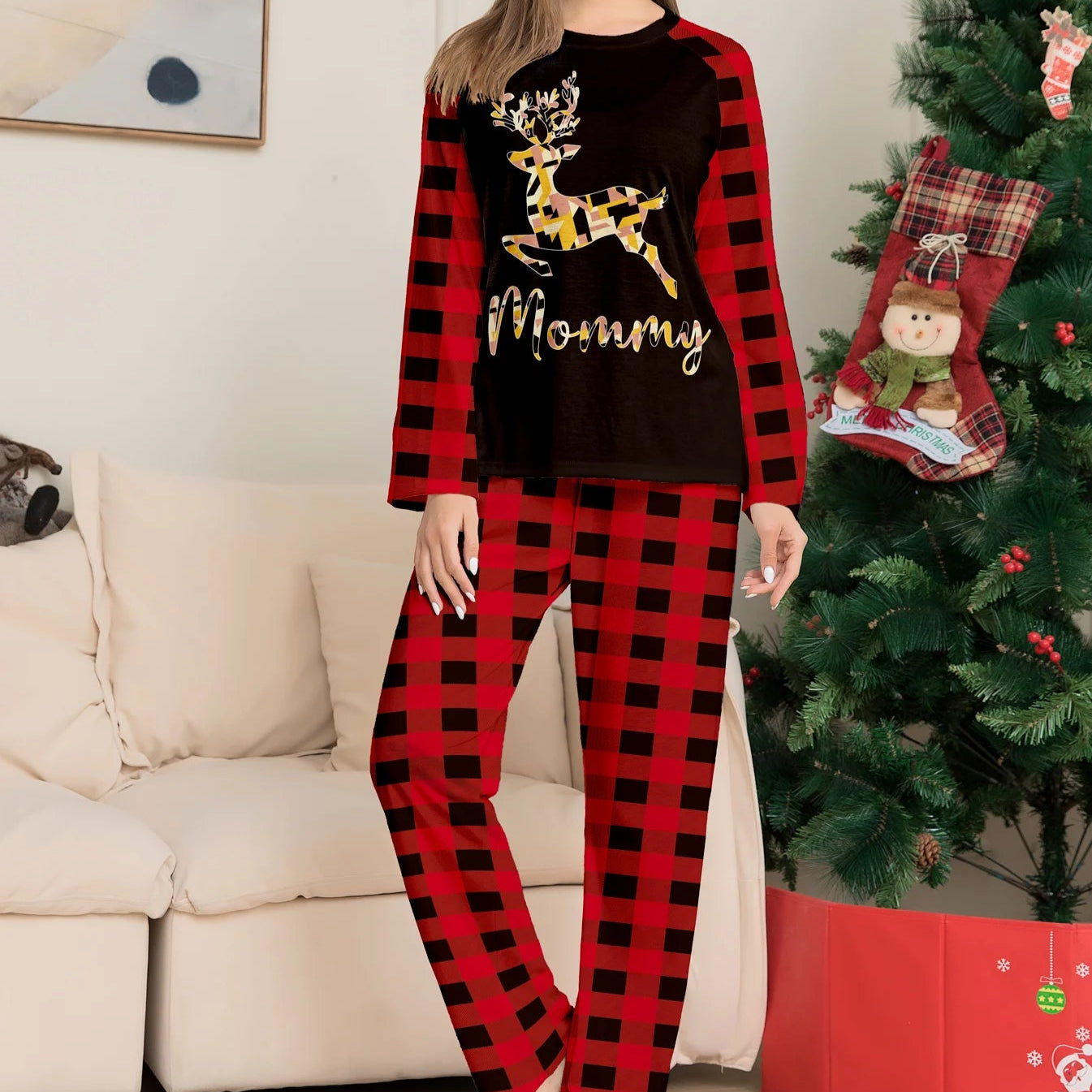 Matching Christmas Couple Pajamas