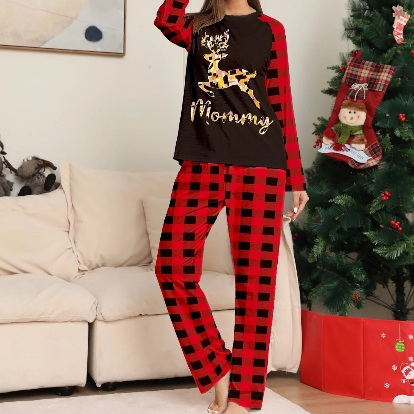 Matching Christmas Couple Pajamas