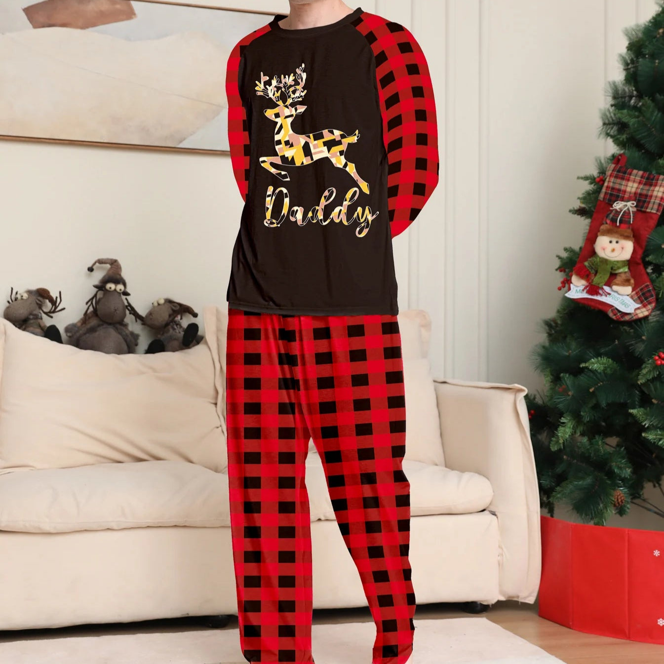 Matching Christmas Couple Pajamas