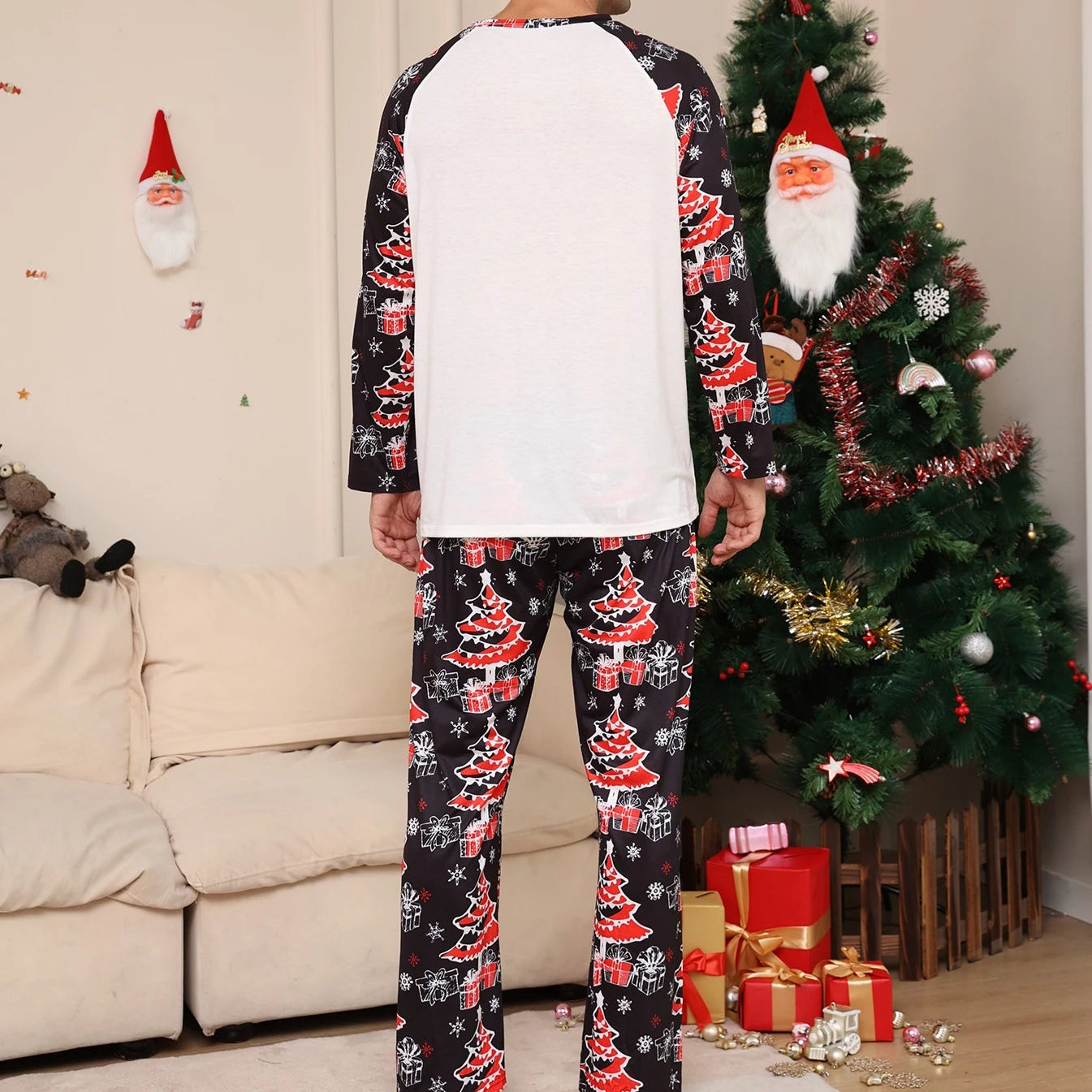 Matching Couple Christmas Pajamas