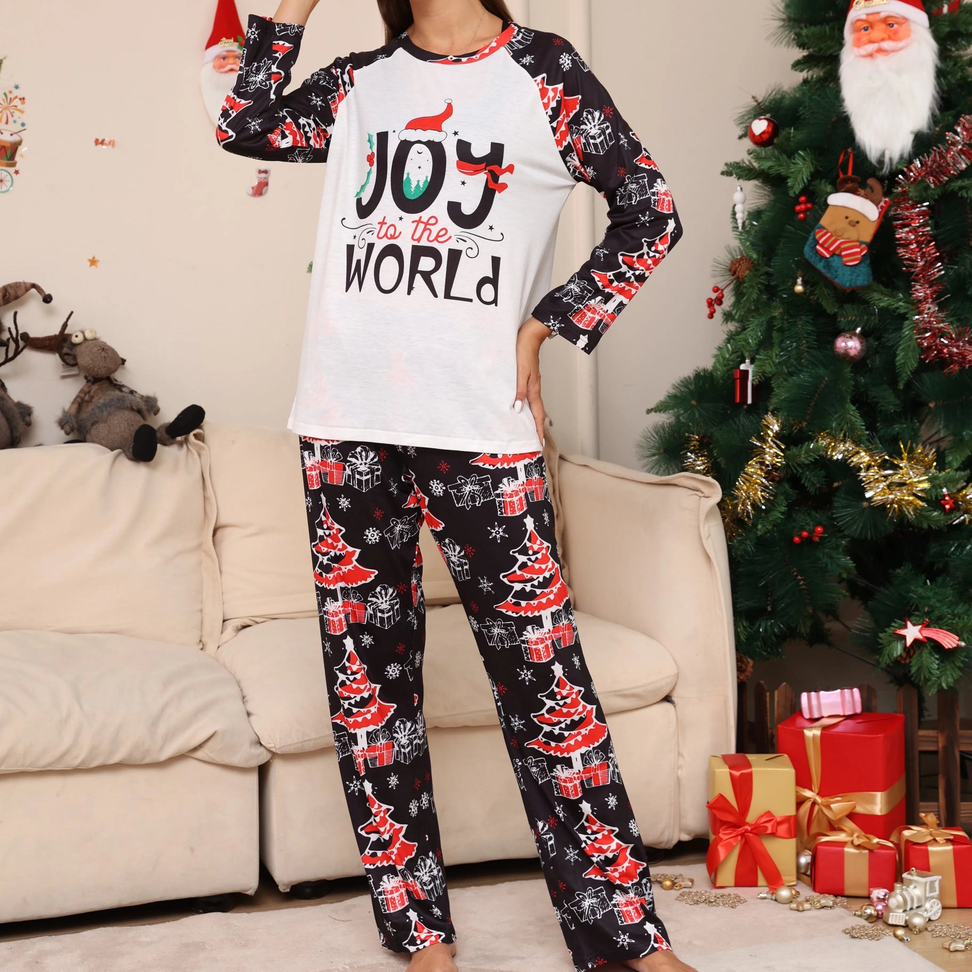 Matching Couple Christmas Pajamas